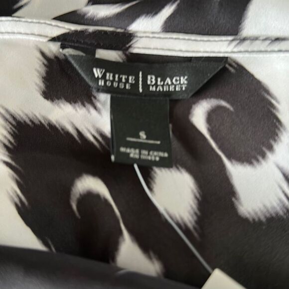 White House Black Market Beauty Star Cowl Sleeveless Blouse size small NEW - Picture 7 of 8